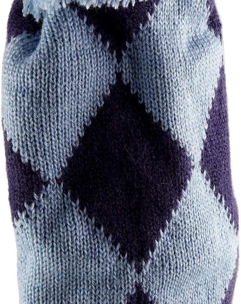 PLUSKER Golf Head Covers 3PCS Set Navy Blue - Double Strength Knit Long Neck Pom Pom Design for Driver #3#5 Fairway Woods