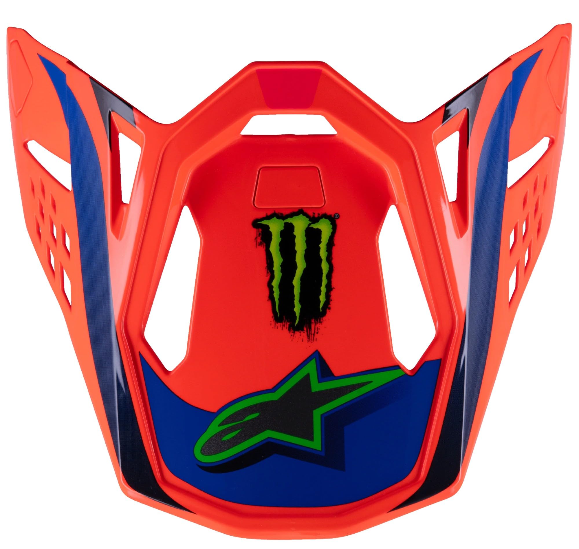 Alpinestars S-M10 Deegan Visor Orng Fl/Prpl/Pnk Fluo (8980325-433-TU)