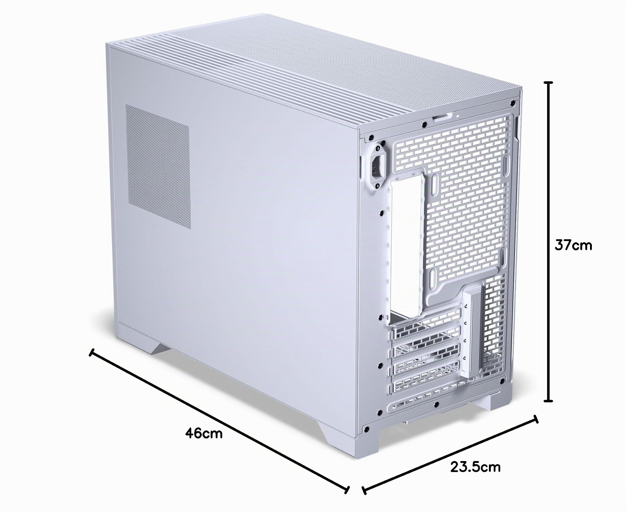 Phanteks XT M3 Caja PC Mini Torre Blanco - Caja Micro-ATX Compacta con Vidrio Templado, Soporte para Radiador de 360 mm y Tarjetas Gráficas de 430 mm - Sin Ventilador