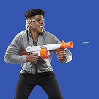 Vista 4 de Nerf Fortnite DG Dart Blaster - Tambor giratorio de 15 dardos, acción de bomba, 15 dardos oficiales de Nerf