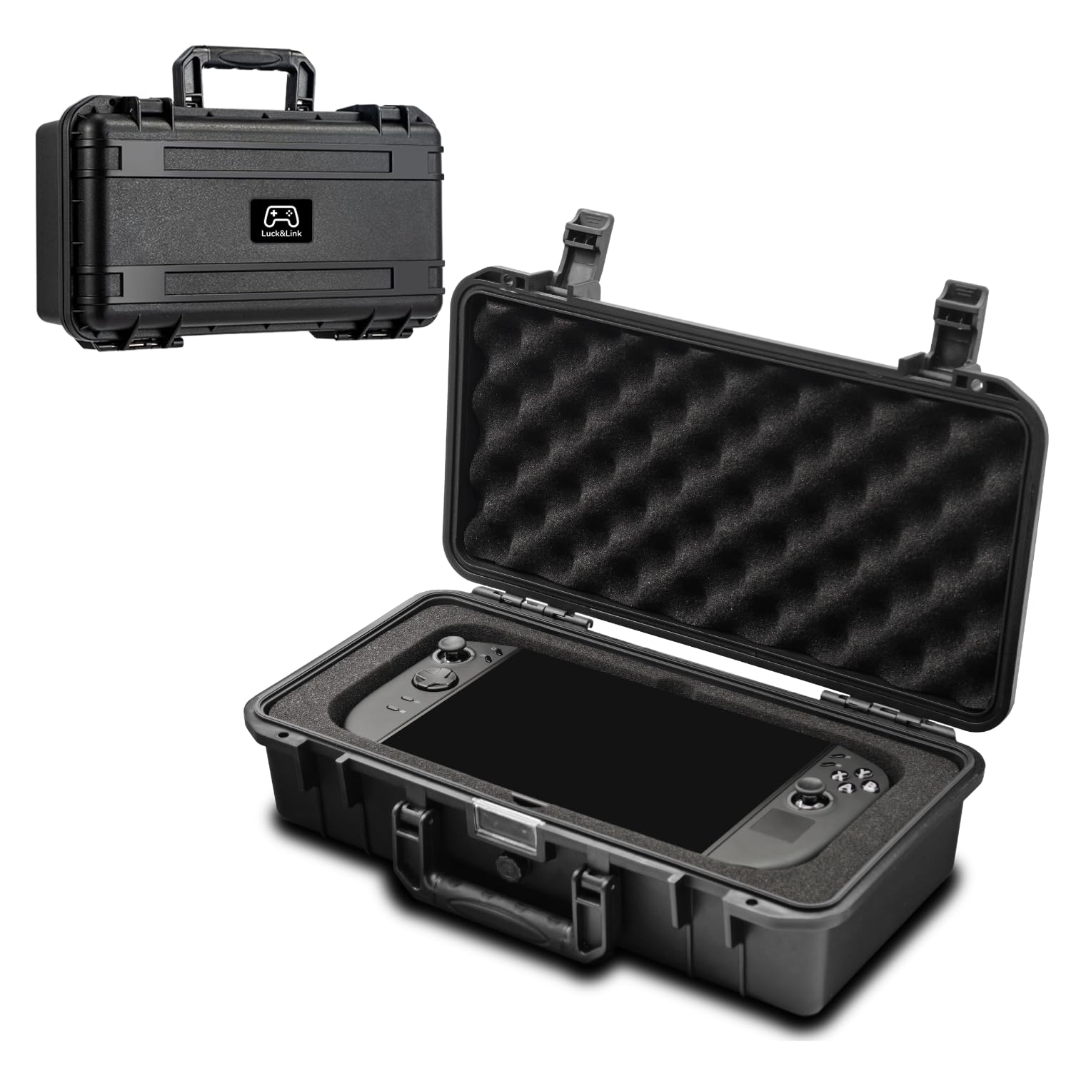 Luck&Link Carrying Bag Caase for Legion Go 2 - Hard Waterproof Case for Legion Go 2, Controllers, Docking Station & Accessories - Large Capacity - Windows - 1