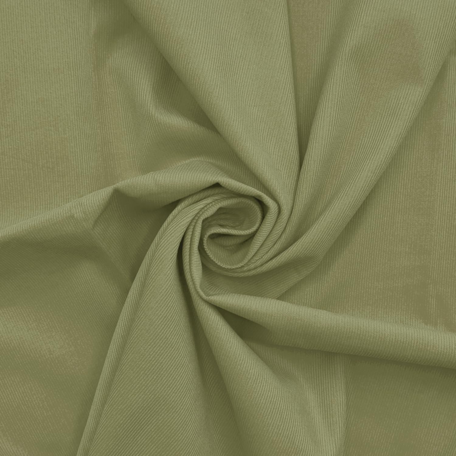 100% Cotton Needlecord Corduroy Fabric 21 Wale 145cm Wide - Dress Craft Material - CNC025 - Celadon - Half METRE