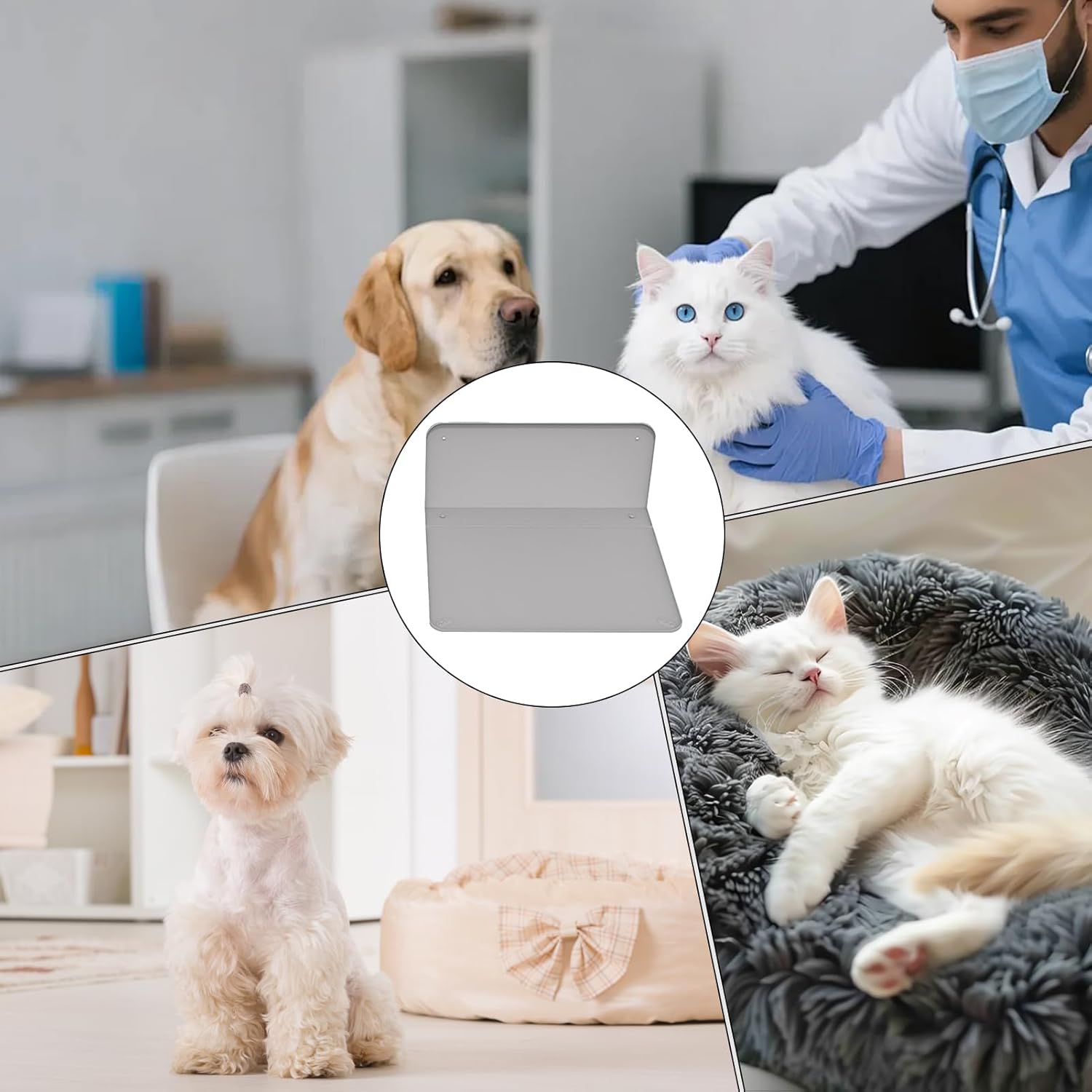 Dog Toilet Potty Tray - L Shaped Leak Guard Design, Space Saving Indoor Puppy Potty with Raised Edges, Pet Care Training Accessory, Portable Bathroom Tray for Travel Daily Use