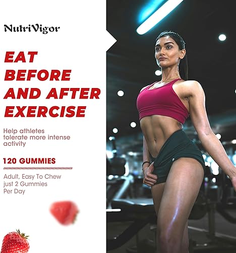 Miniatura 4 de Gomitas de monohidrato de creatina, 0.18 oz para hombres y mujeres, gomita preentrenamiento con electrolito, taurina para crecimiento muscular,