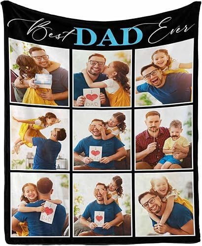 Miniatura 3 de D-Story Regalo para mi papá, manta con foto personalizada, manta de foto personalizada, manta de fotos personalizada, manta de fotos personalizada,