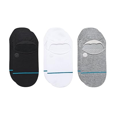 Stance Icon No Show 3 Pack Crew Cut Socks Shoes