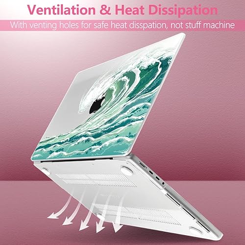 Miniatura 35 de Batianda Funda para MacBook Pro M4 de 16 pulgadas 2024 2023 2021 modelo A3403 A2991 con chip M3 M2 Pro/M1 Max, carcasa rígida de plástico