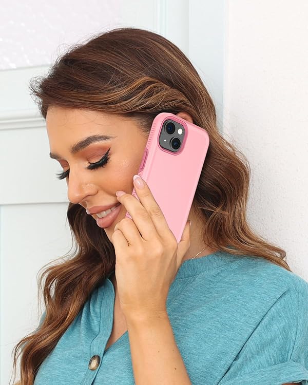 Diverbox for iPhone 15 Case [Shockproof] [Dropproof] [Tempered Glass Screen Protector ],Heavy Duty Protection Phone Case Cover for Apple iPhone 15 6.1 inch (Pink -2in1) by Diverbox - Used condition - Image 7