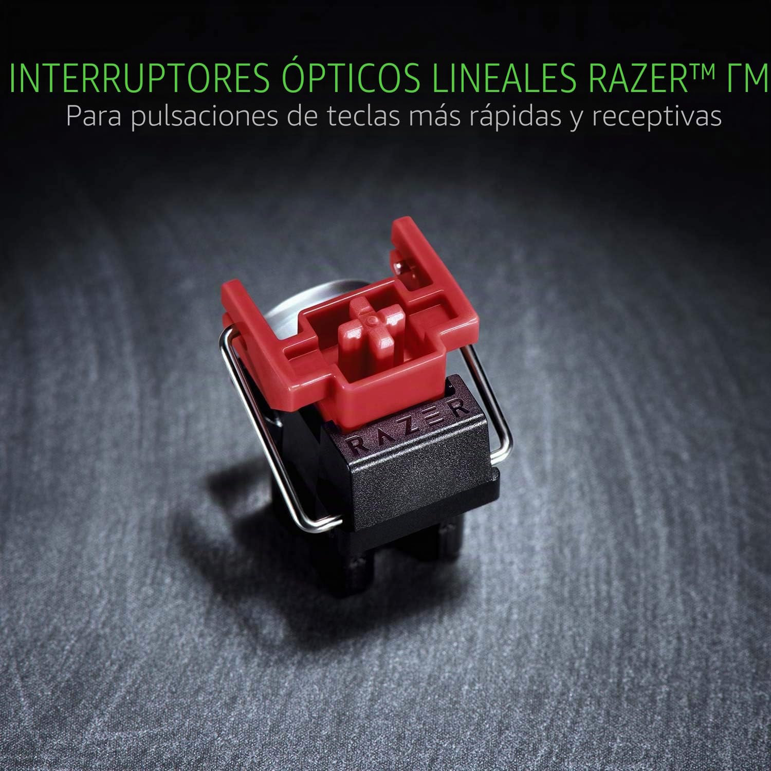 Razer Huntsman Tournament Ed - Teclado con Teclas opto-mecánicas (Unidad óptica, Barra estabilizadora de Teclas, Durabilidad inigualable, Synapse 3) Teclado Español - Negro