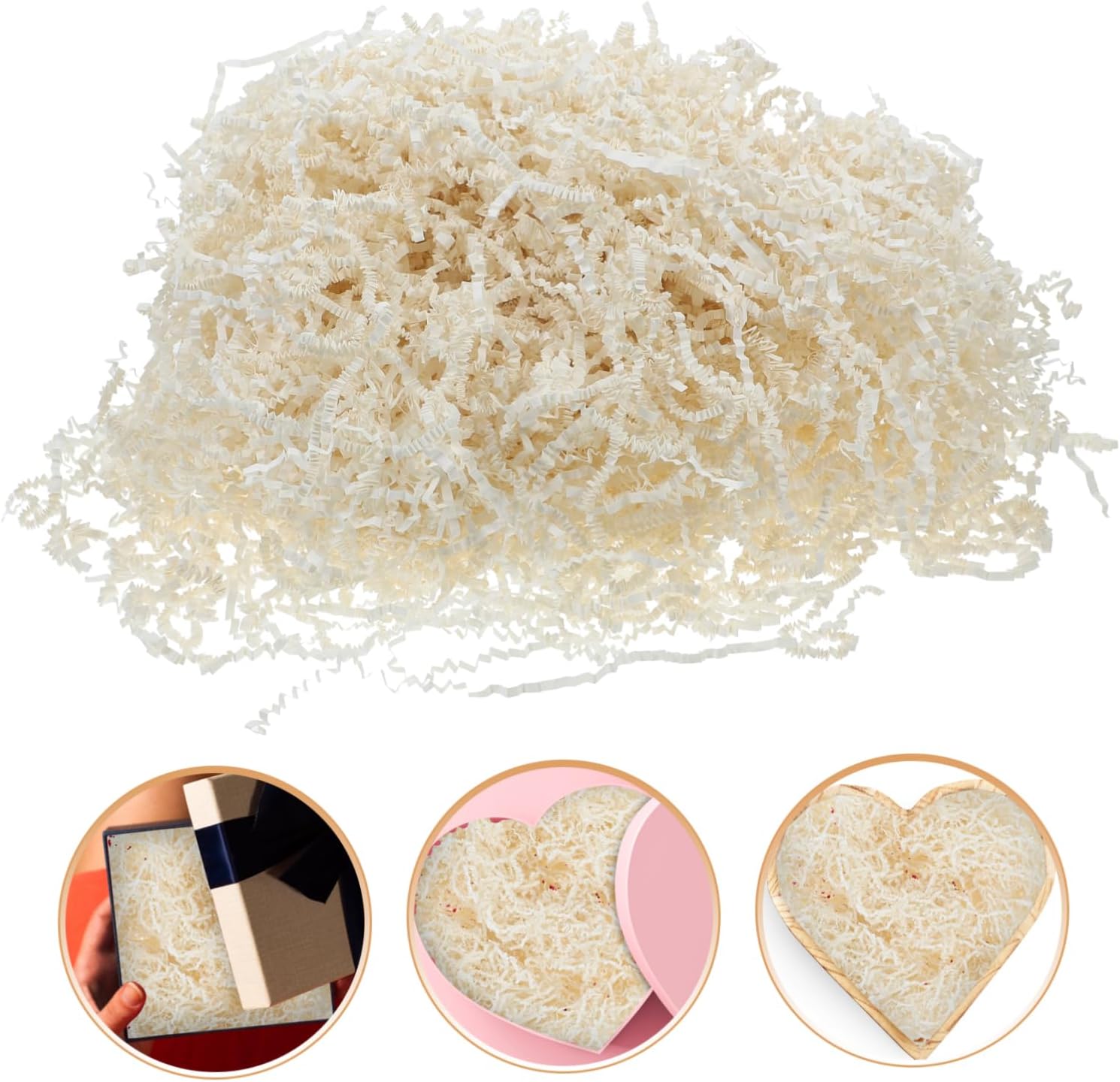 VALICLUD 1bag Crinkle Paper Filler Box Raffia Shredded Paper for Packaging Wrapping and Basket Supplies Elegant and Protective
