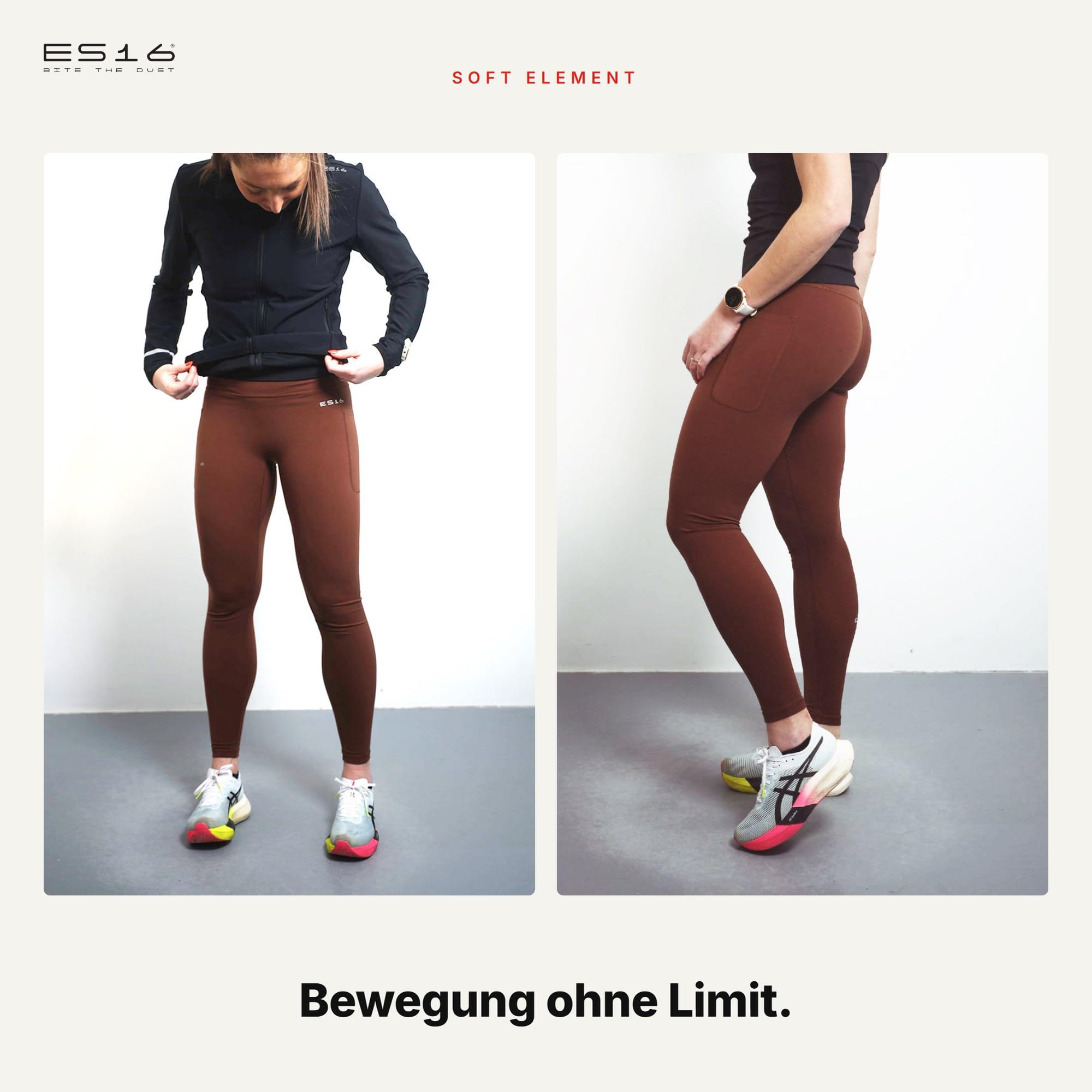 Tights Soft Element - Leggings funzionali morbidi per fitness, yoga e corsa