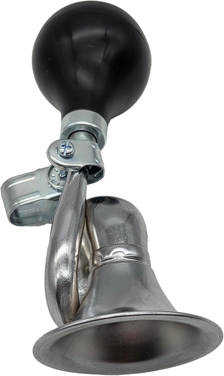 Old Fashioned Chrome Bugle Horn for Golf Cart, Bicycle or Tricycle