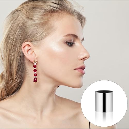 Miniatura 9 de 500 tubos de crimpado para hacer joyas, cuentas de tubo de engarzado, tapones de columna de tubo de tope, tubo de extremo de cable de cuentas de