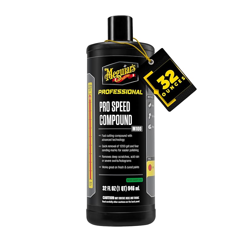 Composto para Polimento Automotivo Meguiar's M100 Pro Speed Compound M10032, frasco de 960 mL