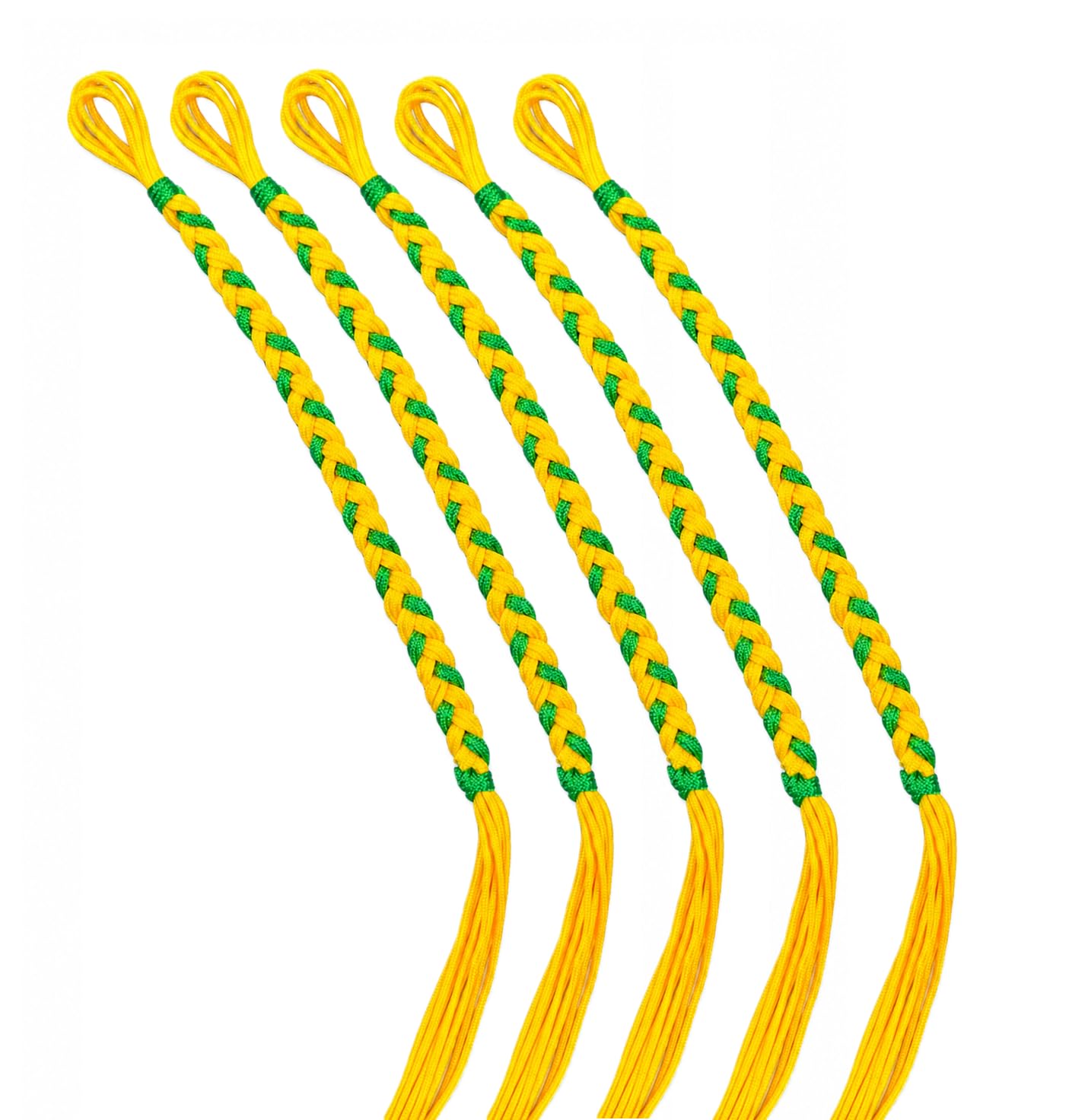 Achleshwar Pooja Moli Bracelet | Kalava Thread Wrist Band Pack of 5 | Good Luck Protection & Spiritual Energy | Yellow-Green | Standard Size-image-5