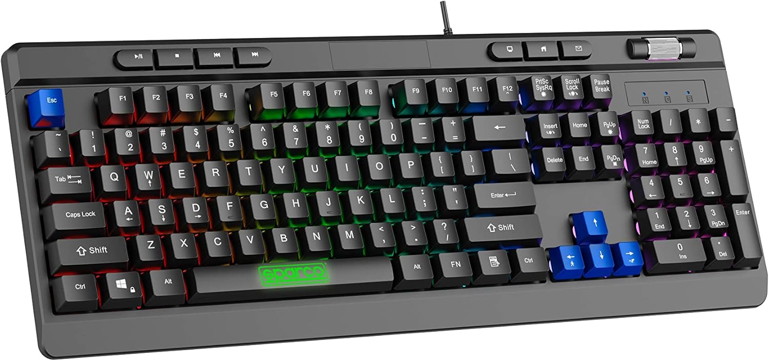 Celly Stealth Keyboard with RGB lighting