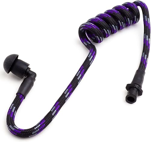 Miniatura 19 de Tubeez Walkie Talkie Auricular con tapones negros para los oídos – Tubo roscado de bloqueo de humedad que se adapta a cualquier auricular de radio