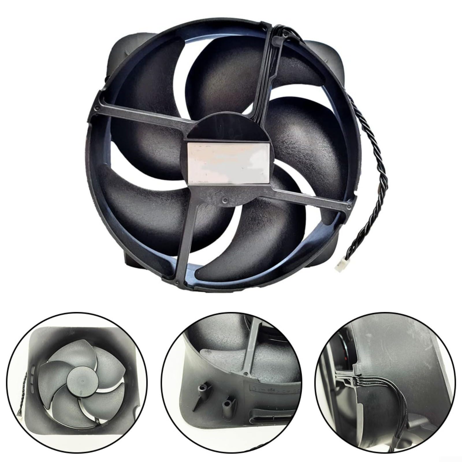 Ventilateur de refroidissement interne pour Xbox Series X, refroidisseur de processeur de rechange à 5 lames, flux d'air amélioré pour éviter la surchauffe, matériau ABS résistant aux hautes