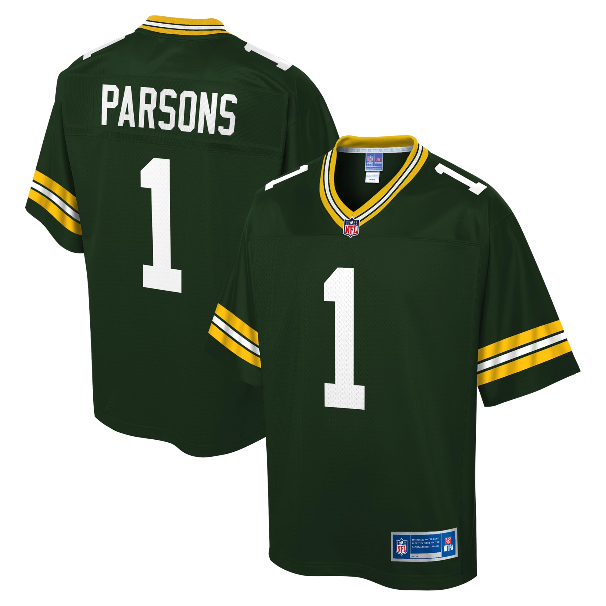 Men's Micah Parsons Green Bay Packers Green Pro Line Jersey