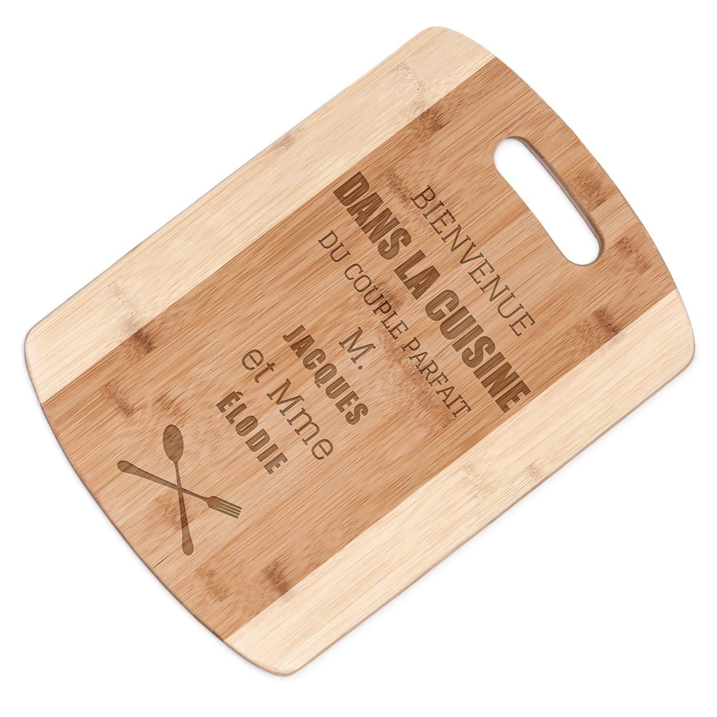 Accessoire de cuisine personnalise cadeau de mariage pour les parents