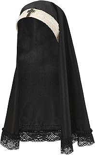 Medieval Nun's Winple Veil for Cosplay Costume