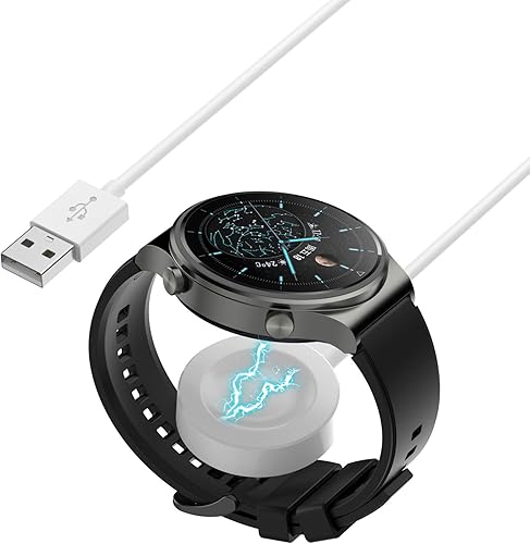 Miniatura 7 de Paquete de 2 cables de carga compatibles con Huawei Watch 3 Pro3GT3GT3 ProGT3 SEGT2 Pro, cargador de repuesto para Huawei Watch UltimateGT RunnerGT