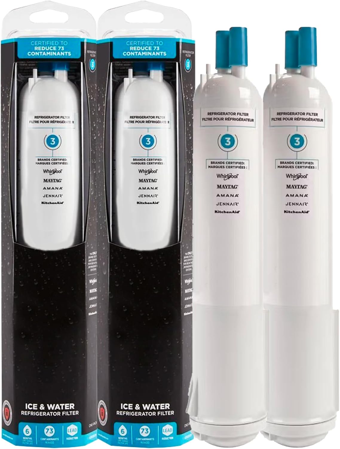 US-Based Supplier – 00750673 Refrigerator Water Filter REPLFLTR20 fits forThermador Bosch Refrigerators - NSF Certified (National Sanitation Foundation)