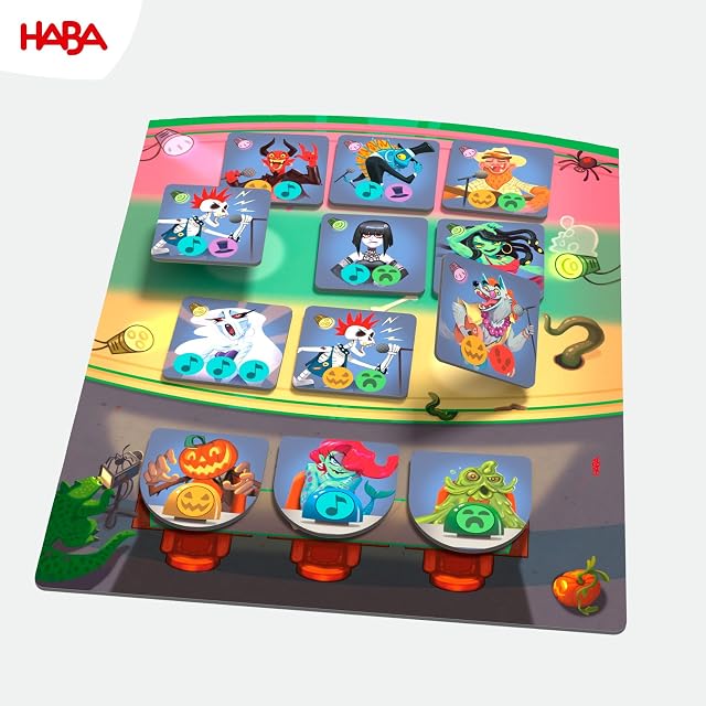 Foto 5 de 6 de HABA Le Next Monstar - Juego de Estrategia de colección y colocación con Banda de Sonido Espeluznante