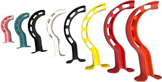 Endure Berman Oropharyngeal Airways Kit – 10 Pack (8 Pieces per Pack, Total of 80 OPA) Color-Coded Dual Channel with Reinforced Bite-Block OPA Set (10)