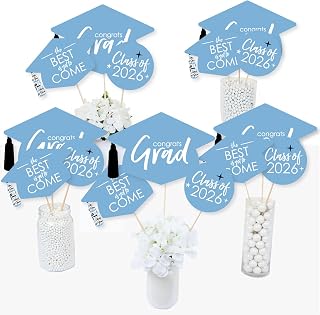 Light Blue 2026 - Best is Yet to Come Graduation - Table Toppers - 15pc