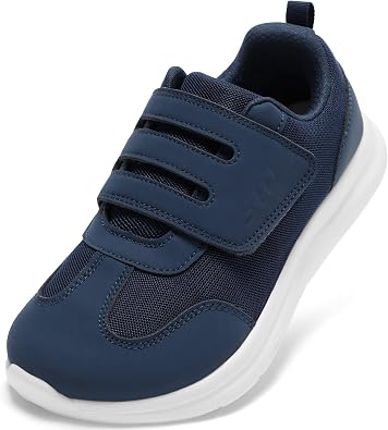 Wide Shoes Women Hook and Loop Walking Sneakers
