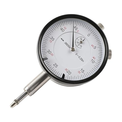 Miniatura 26 de HFS dial indicador de 1 x 1/2000 pulgadas, herramienta de torno de alta precisión para agujeros de 1/4 pulgadas, 1 pulgada