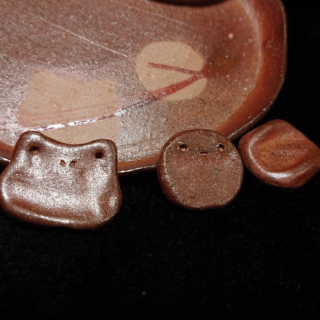 2777 萩焼 箸置 5客 未使用 2777 萩焼 箸置 5客