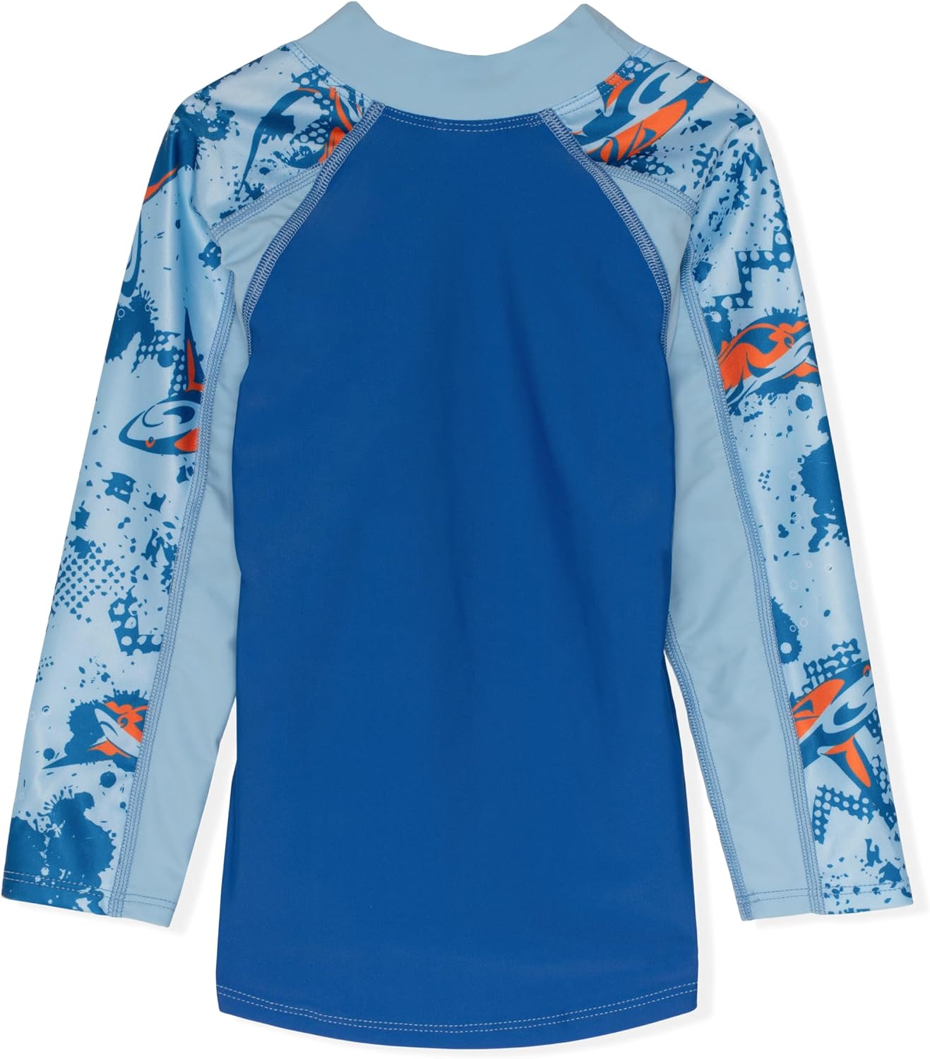 Tuga Boys Long Sleeve Rash Guard 1-14 Years, UPF 50+ Sun Protection Swim Shirt