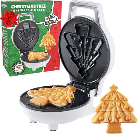 Christmas Tree Mini Waffle Maker- Make this Holiday Special for