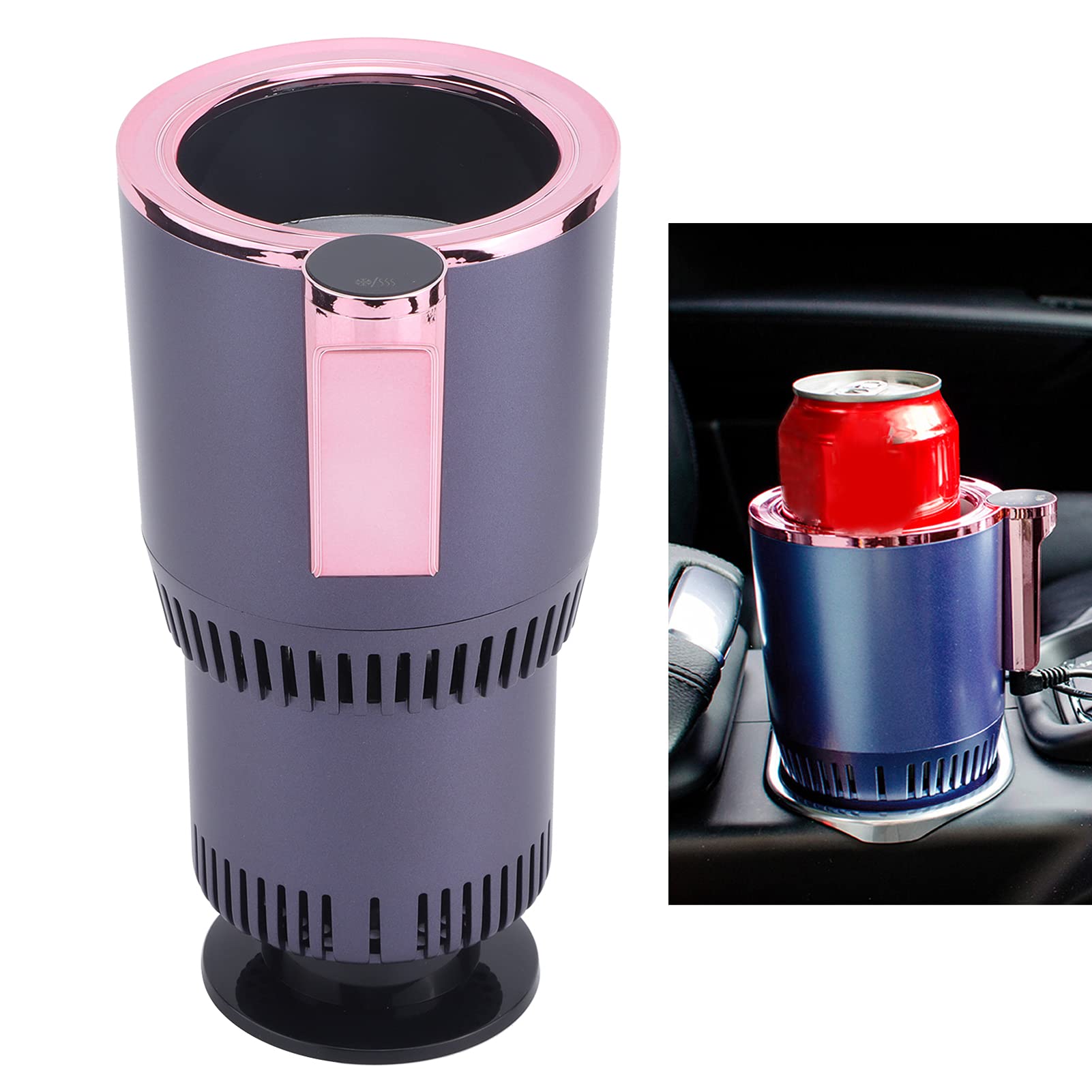 Porta della Tazza Intelligente, Supporto per Bevande Freddo 2 in 1 Tazza per Auto per Pendolare, Accessorio per Coppa di Controllo a Temperatura Portatile