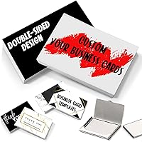 Vista 8 de Tarjetas de visita impresas personalizadas con texto de imagen de tu logotipo, tarjetas de visita personalizadas con papel mate clásico de 10.58