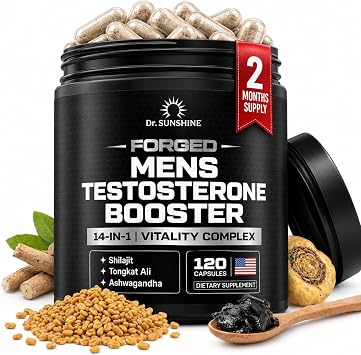 DR. SUNSHINE 14in1 Testosterone Supplement for Men Vitality2 Month Supply