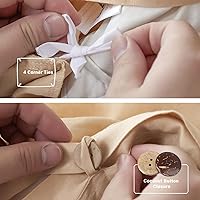 Vista 4 de Simple&Opulence Juego de funda de edredón 100% lino, 2 piezas de lino belga transpirable, 1 funda de edredón + 1 funda de almohada con cierre