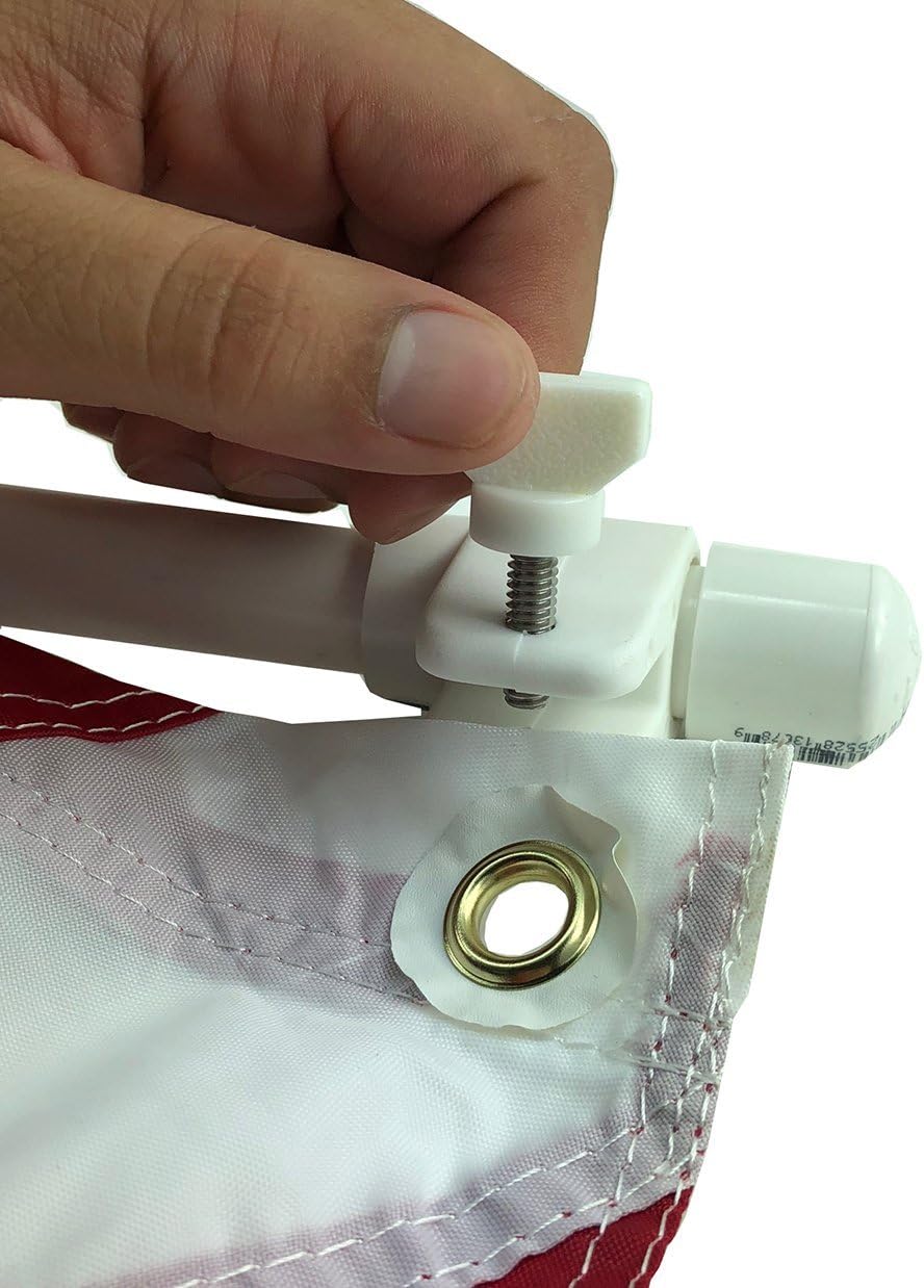 Dive Flag with Pole for Boat T - Top and Rod Holder Safety for SCUBA Spearfishing Diving Freediving and Snorkeling