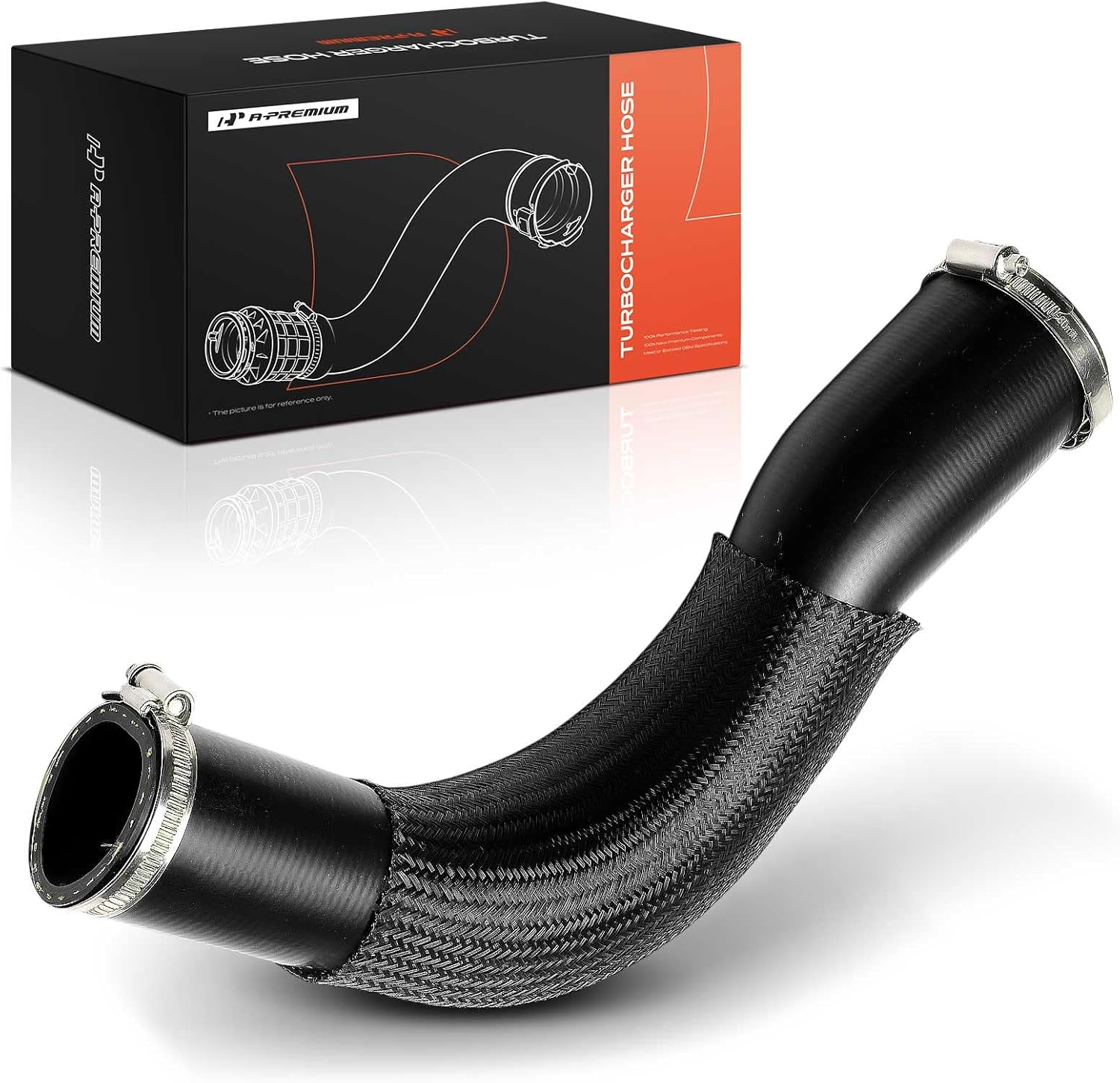 A-Premium Turbocharger Intercooler Hose Compatible with Land Rover Discovery Sport 2015 2016 2017, 2.0L