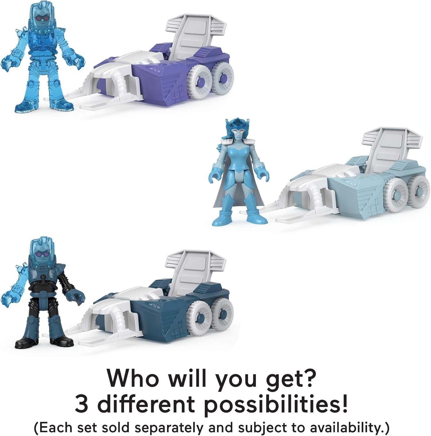 Imaginext DC Super Friends Slammers! Arctic Sled and Mystery Figure