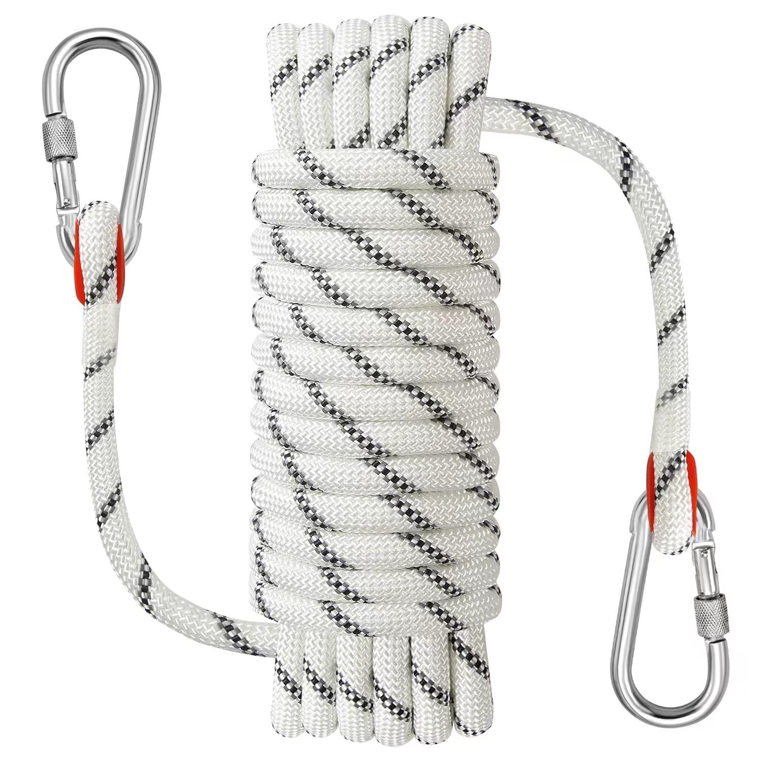 NorthPada Boot Marine Seil für Bootfahren, Angeln, Rafting, Camping, Wandern, Jagen, Festmachen, Schwimmen, Anker, Andocken, Rettung, Knoten Praxis Nylon/Polyester mit Haken