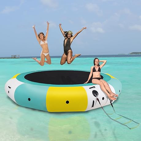 COOLWAVE Floating Water Trampoline: Ultimate Lake Adventure