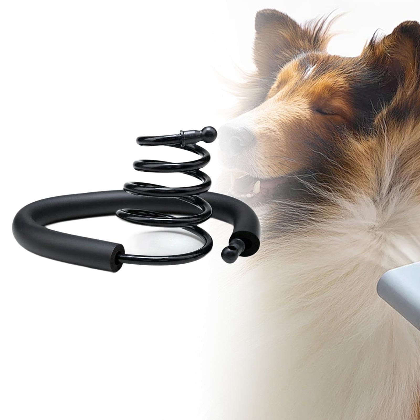 Colcolo Support de sèche-Cheveux de Poils de Chien Suspendus, Noir