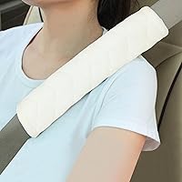 Vista 8 de Amooca Fundas Suaves para Cinturón de Seguridad del Automóvil Almohadillas de Hombro para Cinturón de Seguridad 2 PCS Ajuste Universal para Todos