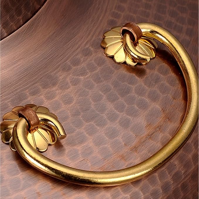 Olla para Hot Pot de Cobre y Acero, 32 cm, Calentada con Carbón miniatura 4