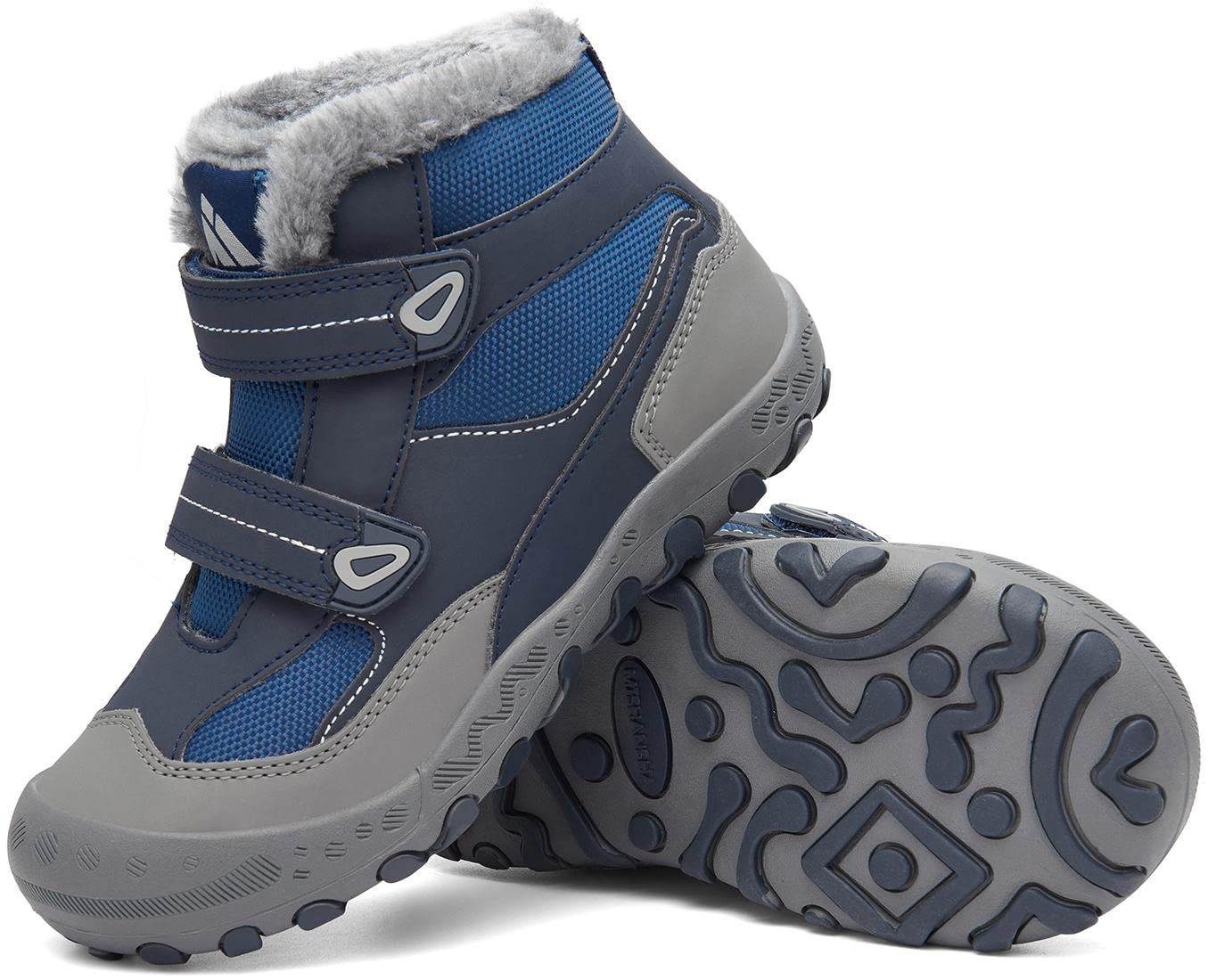 Mishansha Dziecięce buty zimowe z ciepłą podszewką, rozm. 24-38, Denim niebieski, 34 EU