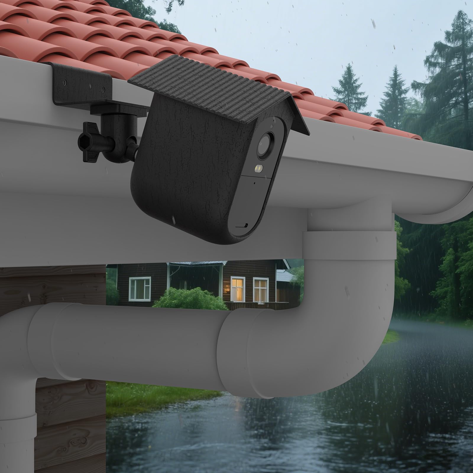 TIUIHU Gutter Mount for Arlo Essential 2 HD XL & Arlo Essential 3 2K XL Video Security Camera Outdoor Wireless - Image 2
