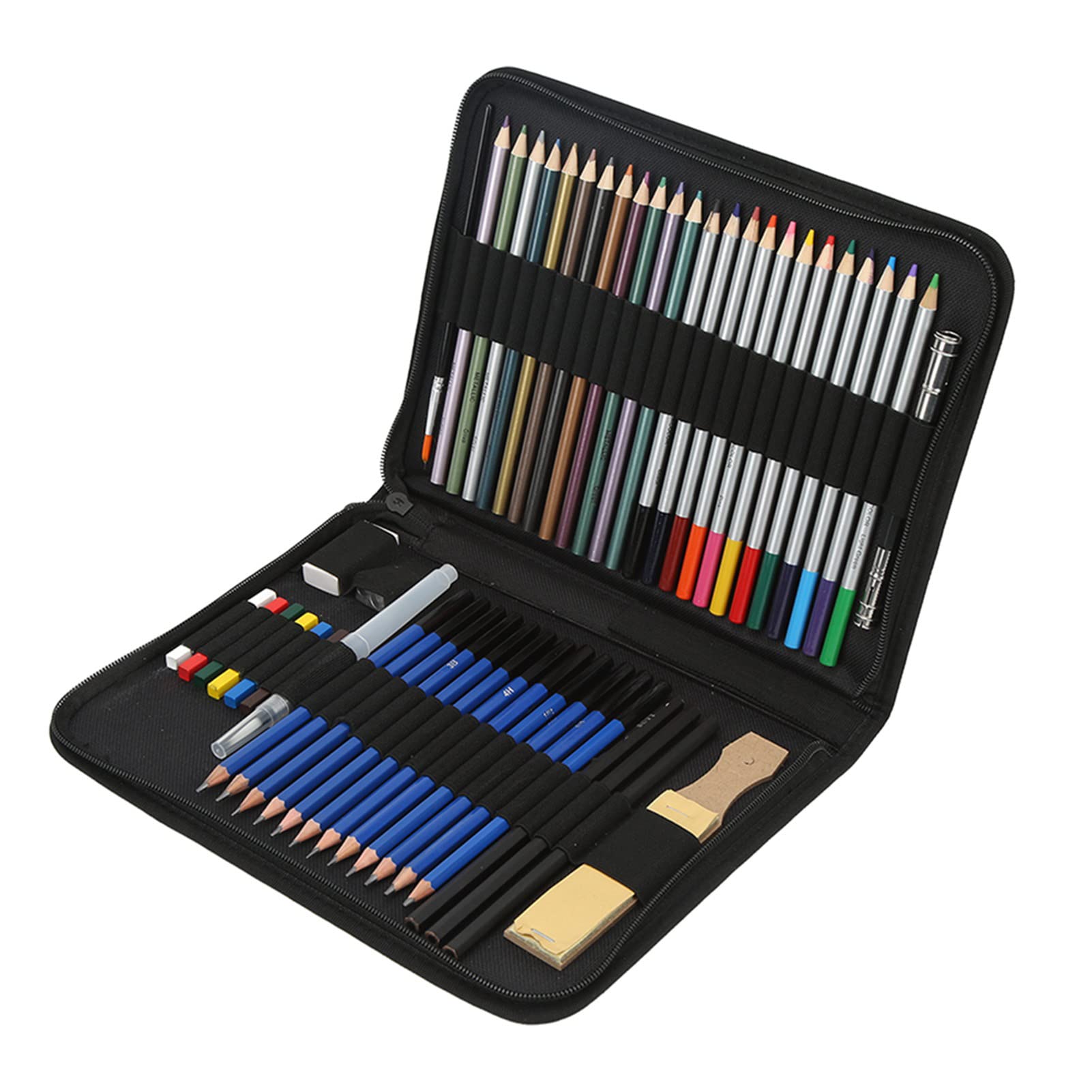Kit di matite da disegno, Set da disegno Kit da schizzo, Forniture artistiche professionali, Set di matite colorate, per artisti Adulti Adolescenti Principianti